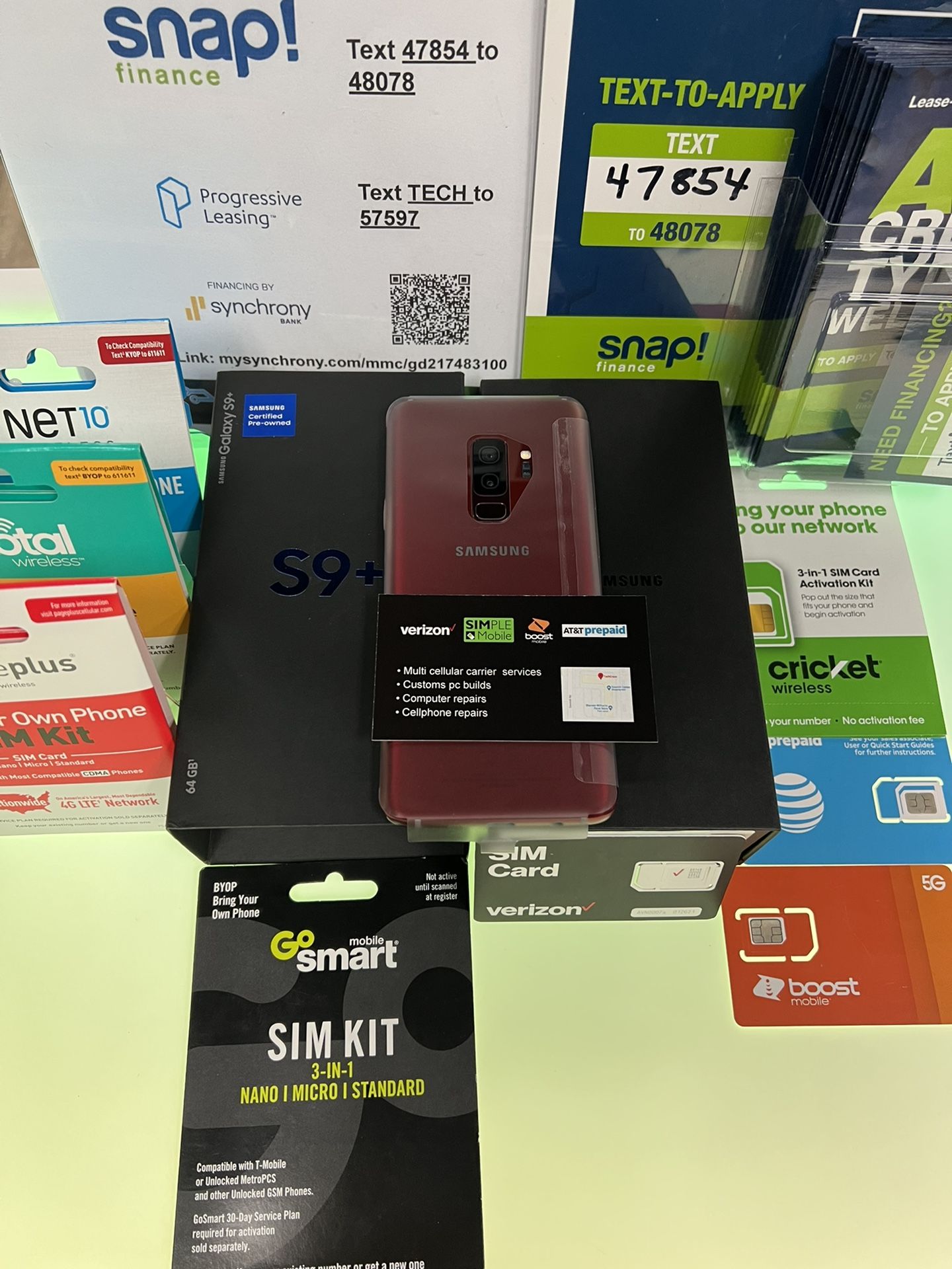 **SAMSUNG CERTIFIED** Samsung Galaxy S9+ - 64 GB Red - Factory Unlocked