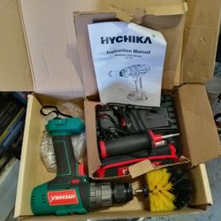 Hichika Hammer Drill Driver 20v  Tool Kit 
