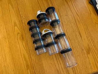 BlenderBottle GoStack Variety Pack, Black