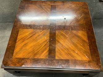 Thomasville 1972 Coffee Table - Brown Wood
