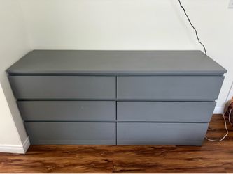 IKEA 6 drawer dresser with nightstand