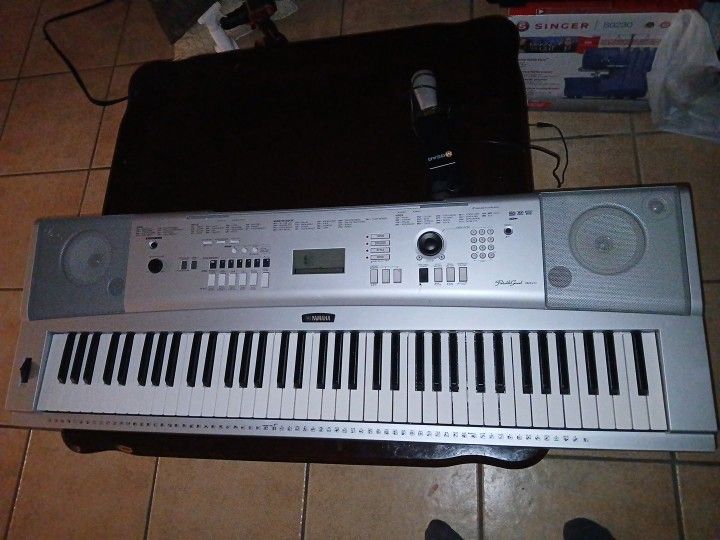 Yamaha Piano With Foot Pedal And Charger