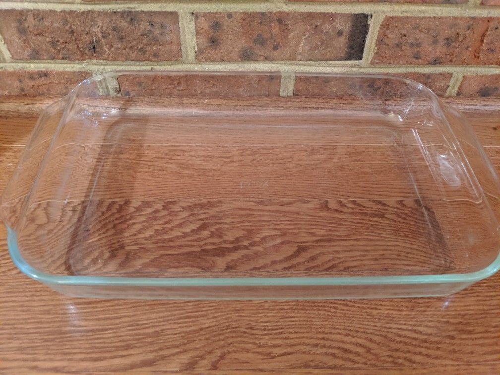 Rectangular Vintage Pyrex Vintage Rectangle Pyrex #234 Clear Glass Baking Dish for Sale in ...