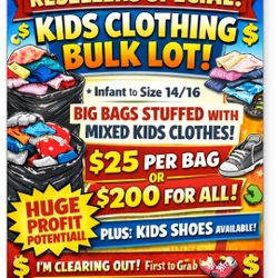 KIDS CLOTHING RESELLER BULK BUY