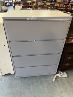 Large metal filing cabinet (in store)