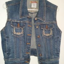 Denim Vest New