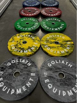 New Olympic Bumper  Plates Weights  Add Olympic Bar Olympic Barbell