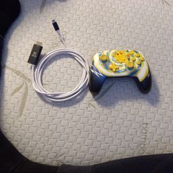 Pikachu Nintendo Switch Pro Controller And Switch Power Dock.