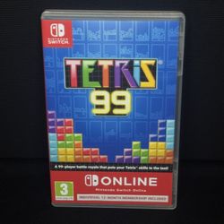 Nintendo Switch Tetris 99 Game Case Only 