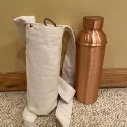 Cooper Water Bottle With Canvas Bag