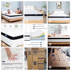 Full&queen  Memory foam and spring mattress.