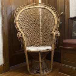 Wicker Peacock Chair 
