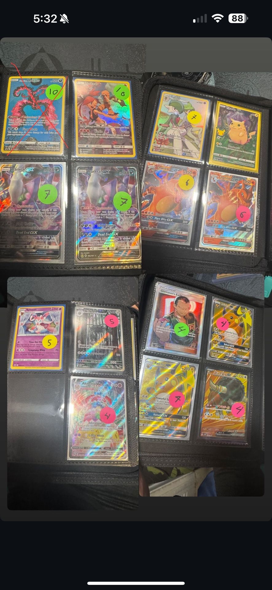 selling pokemon cards