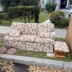 Free couch and foot stool