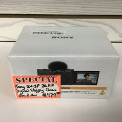 Sony ZV-1F 20MP Digital Vlogging Camera Brand New 