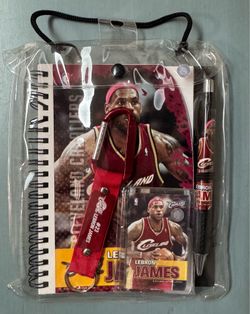 NEW LeBron James Cleveland Cavaliers 4-Piece Stationery Set just $7