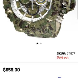 Invicta Navy Swiss Ronda 34677