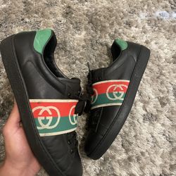 Gucci Ace Stripe Leather Size 10.5