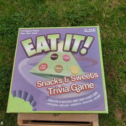 EAT IT!  Board GameSnacks & Sweets TRIVIA GAME family fun Complete