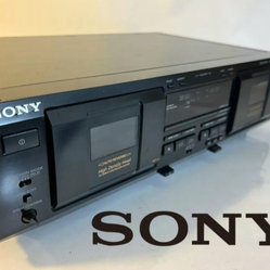 NEEDS REPAIR/ BELTS SONY TC-WE435 DUAL CASSETTE DECK