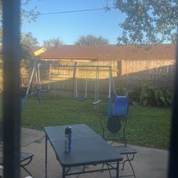 Blue Swing Set For Sale 