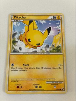 Pokemon Card Pikachu