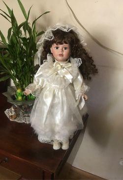 Beautiful porcelain doll