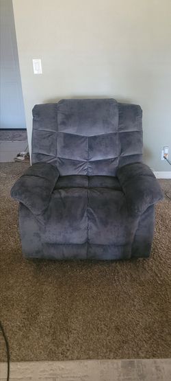 Grey recliner