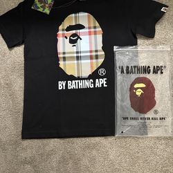 Burberry BAPE shirt size large