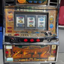 🎰 Neo Pharaoh Zetz Pachislo Slot Machine – Lights Up & Spins 🎰  Cool Egyptian-themed pachislo slot machine — perfect for a game room, garage, or man
