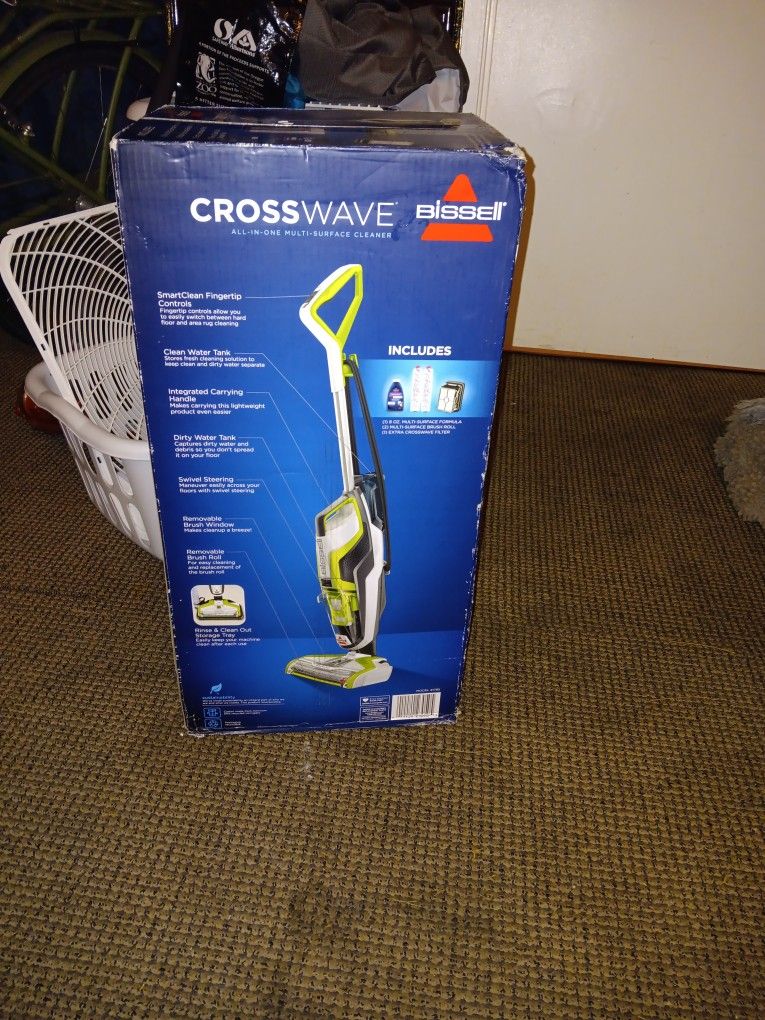 Bissell Cross Wave Retails 300 It Vacuums Steam Cleans All Surfaces 