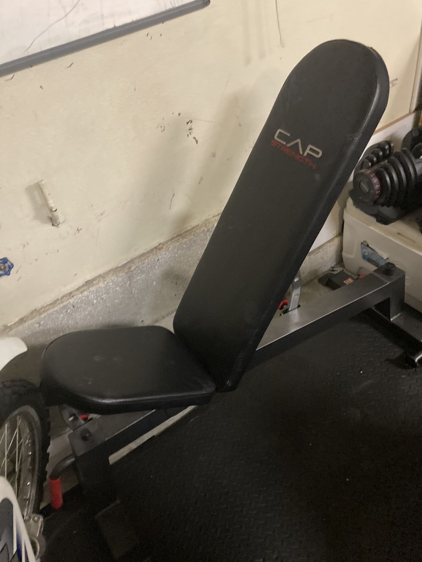 1080 BowFlex Weights w/Bench Adjustable