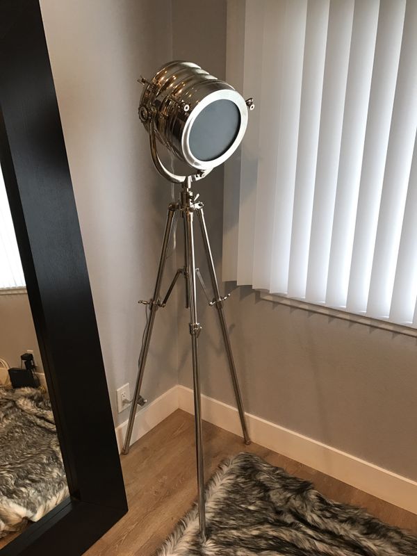 Chrome Studio Tripod Floor Lamp By Z Gallerie For In Inglewood Chrome Studio Tripod Floor Lamp By Z Gallerie For In Inglewood Ca Offerup