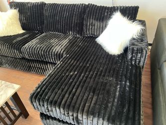 Black sectional