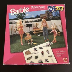Mattel Barbie Puzzle 70 Pc Vintage 1999 RARE