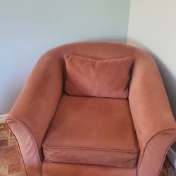 Quality Funiture - Suede Club Chair