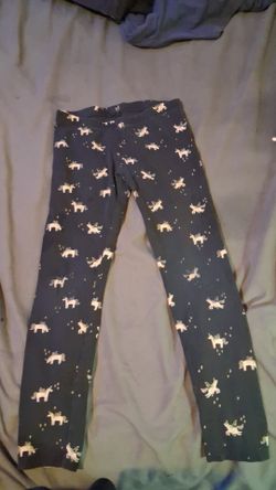 Girls stretchy pants size 7/8