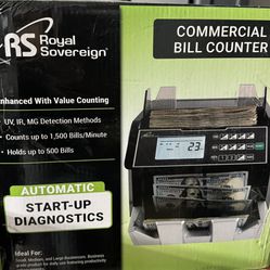Royal Sovereign Commercial Bill Counter