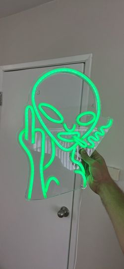 Alien Neon LED Sign