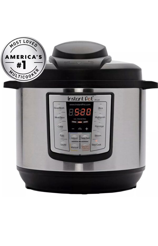Instant Pot IP-LUX60 v2 6-in-1 Programmable Pressure Cooker, 6-Quart
