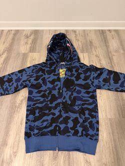 Blue Bathing Ape (BAPE) hoodie