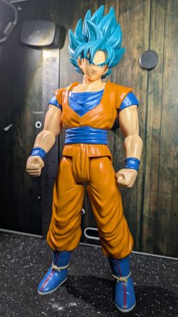 Dragonball Blue Goku Action Figure Bandai Super Limit Breaker Saiyan 12" Toy
