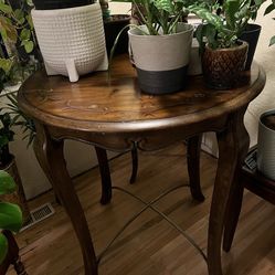 Solid Oak High Top Kitchen Table 