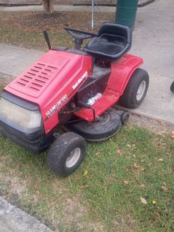 Riding mower yard machine