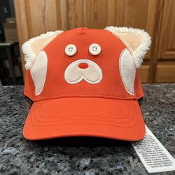 Disney Pixar Turning Red Panda Mei Baseball Cap.  Size Youth Fits Most.  Brand New.with Tags 