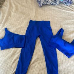 Blue Spandex With Tops 