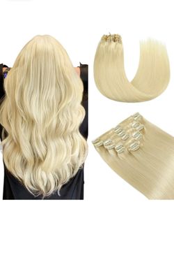 Hair Extensions Clip In Real Human Hair 