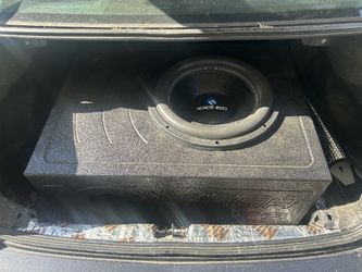 15 Inch Nemesis 1200rms And Box Plus 6000 Max  Watt Diablo Amp And Battery 