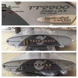 Planet Audio Amp. TT2200/Chrome