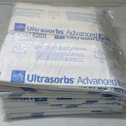70 Count Medline Ultrasorbs Advanced 300 - NEW Sealed 30" x 36" (14 packs of 5)